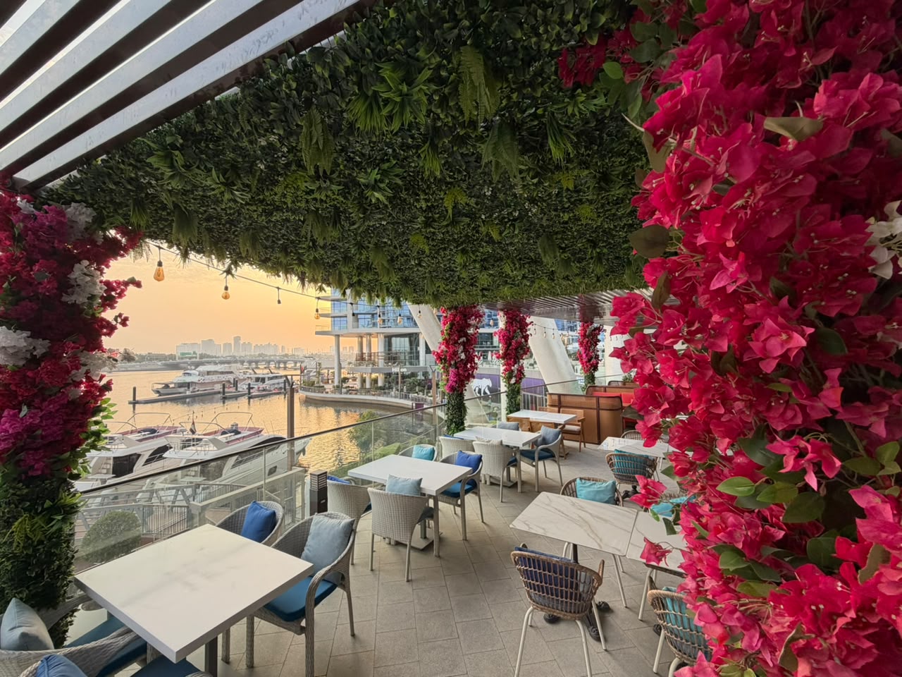Cedar Sur Mer waterfront terrace in Dubai